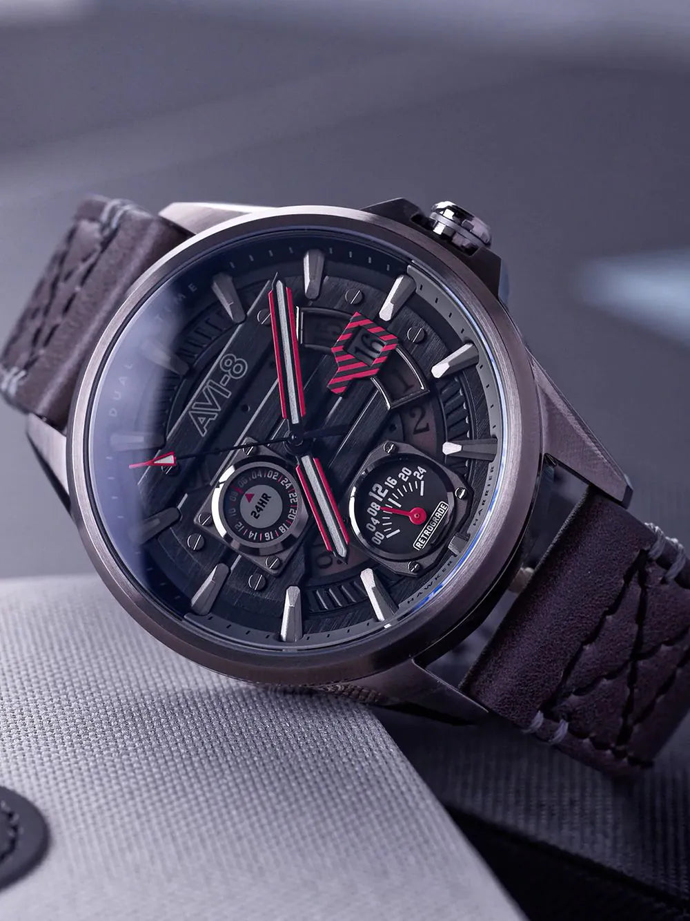 AVI-8 AV-4098-04 Mens Watch Hawker Harrier Farley Multi 44mm 5ATM