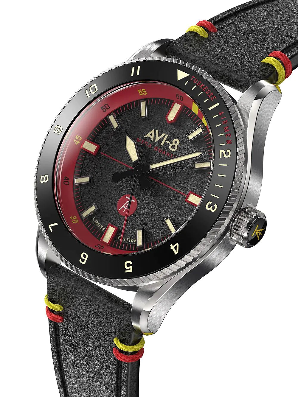 AVI-8 AV-4103-01 Tuskegee Airmen Limited Edition Mens Watch 40mm 5ATM