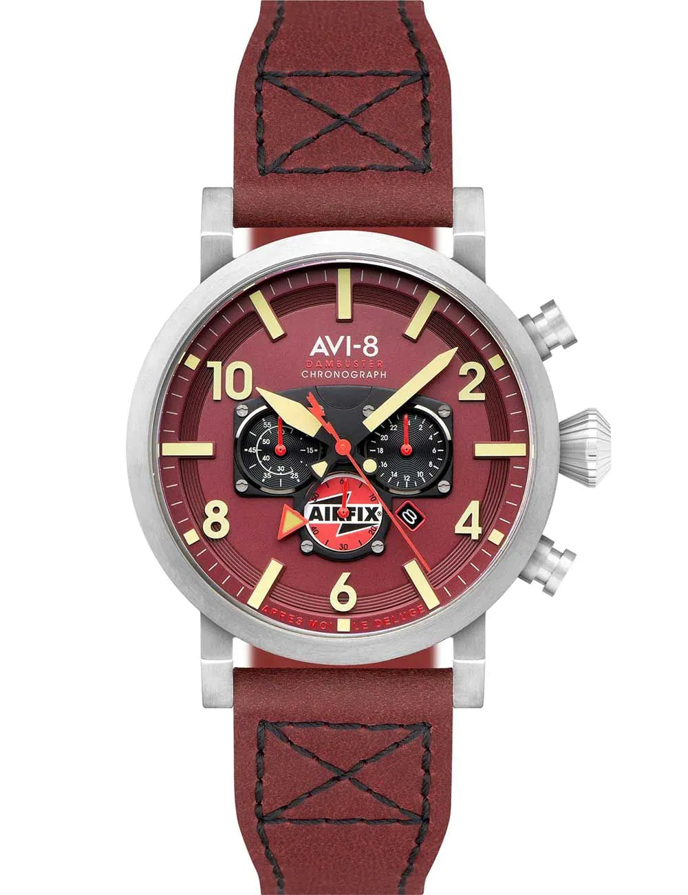 AVI-8 AV-4107-04 Mens Watch Dambuster Gibson Dual-Time Chrono