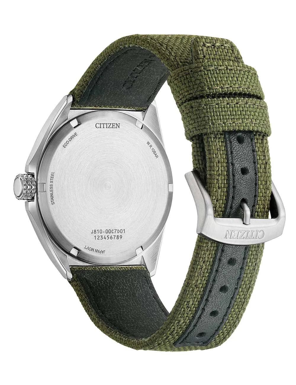 Citizen AW1571-09A Mens Watch Eco-Drive Military 41mm 10ATM