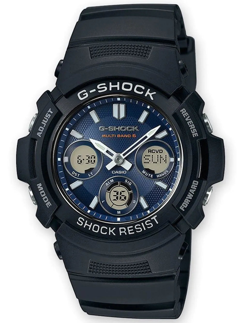 Casio AWG-M100SB-2AER G-Shock Mens Watch 46mm 20ATM