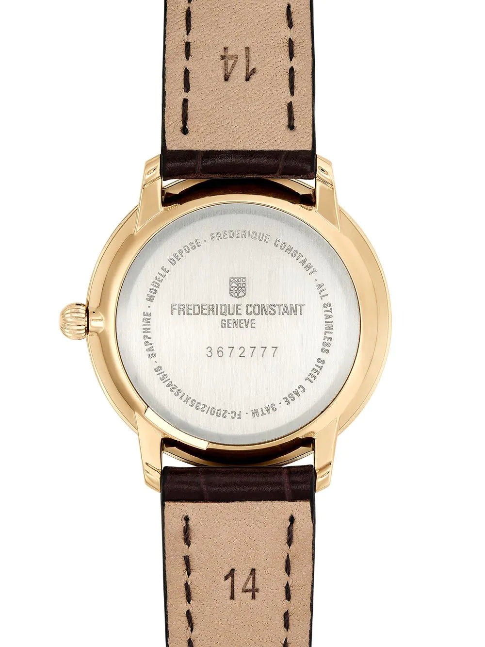 Frederique Constant FC-235M1S5 Slimline Small Seconds Ladies Watch 29mm 3ATM