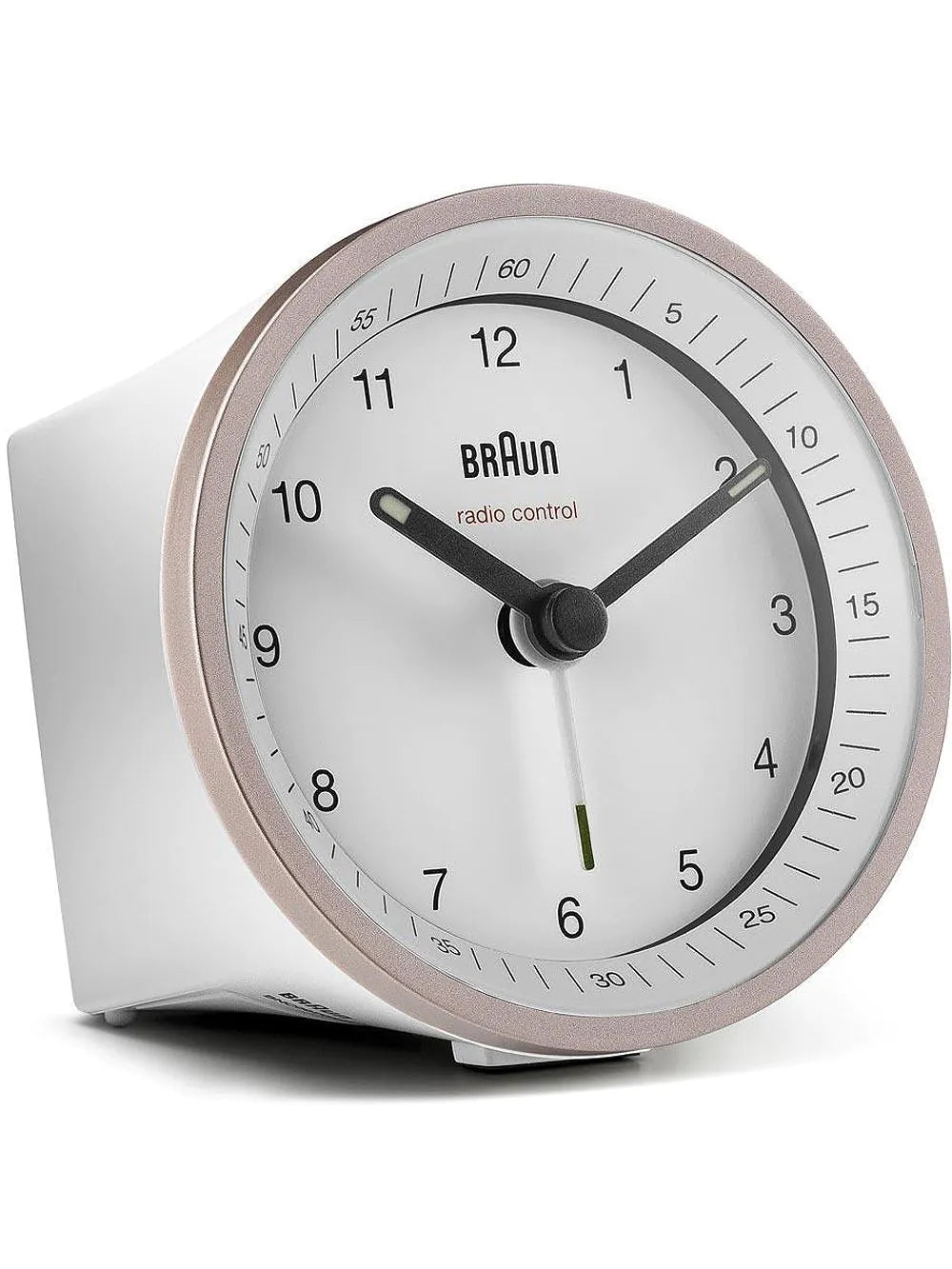 Braun BC07PW-DCF classic radio controlled alarm clock