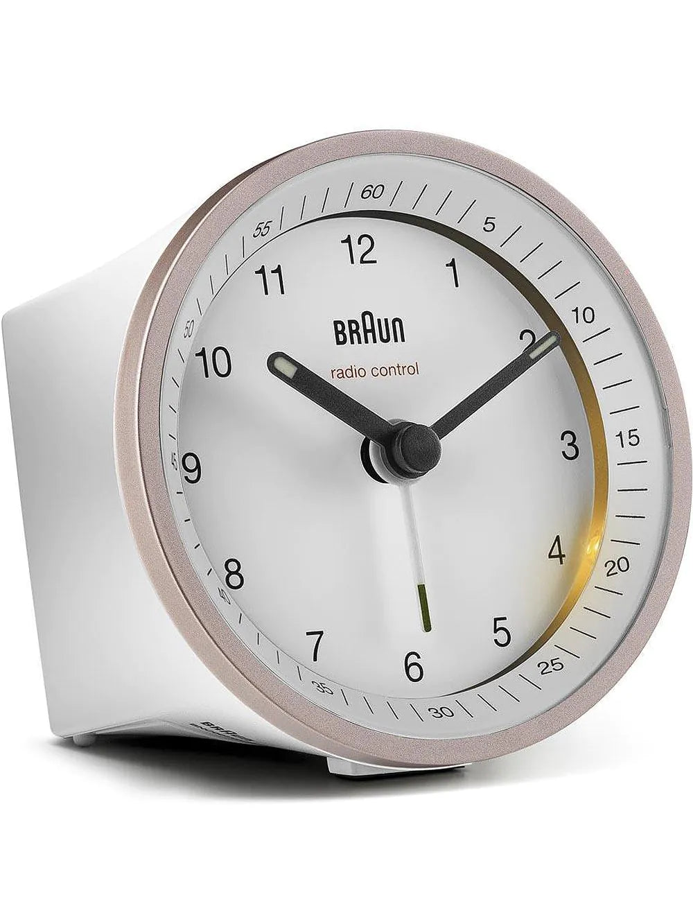 Braun BC07PW-DCF classic radio controlled alarm clock