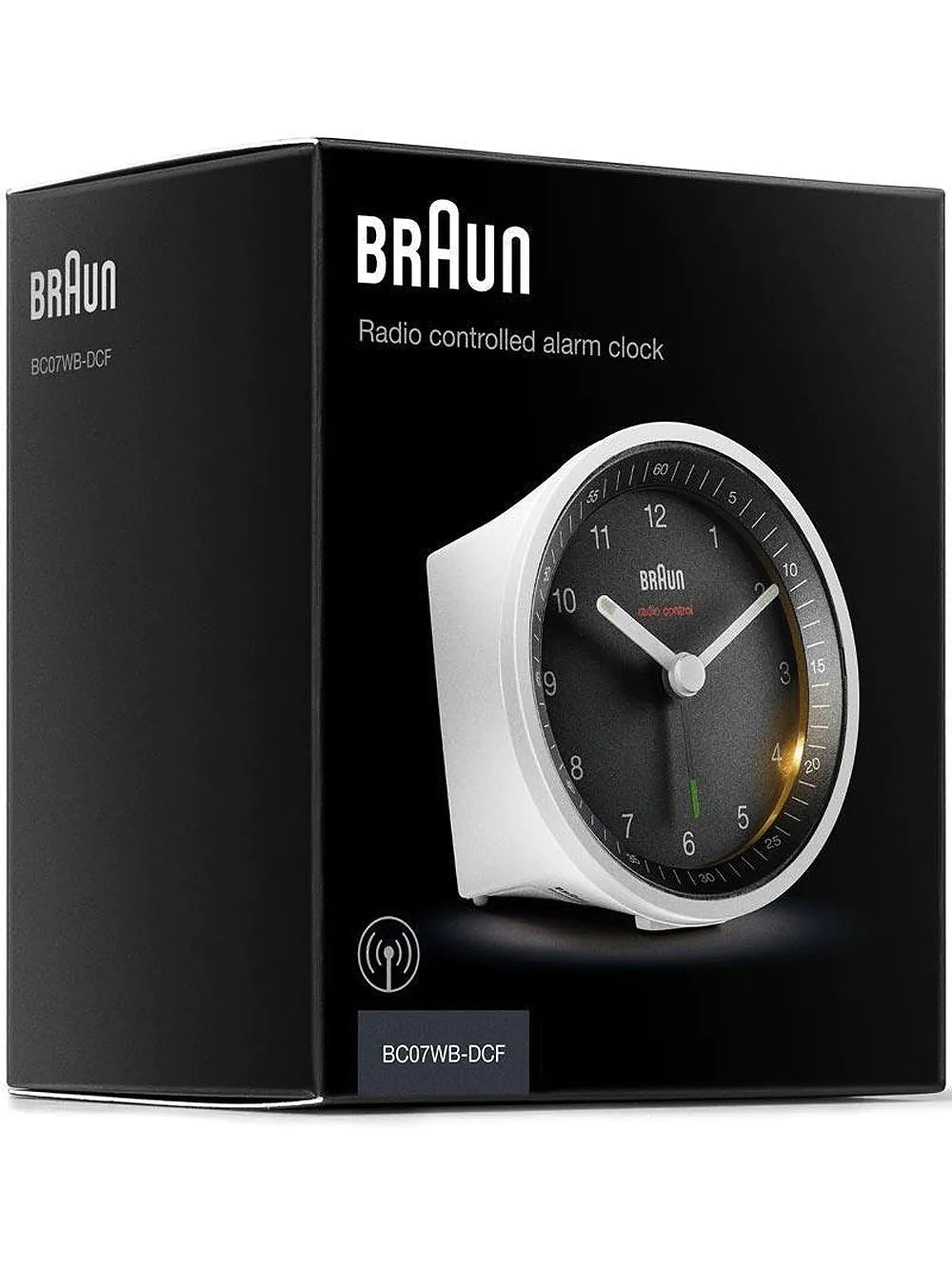 Braun BC07WB-DCF classic radio controlled alarm clock