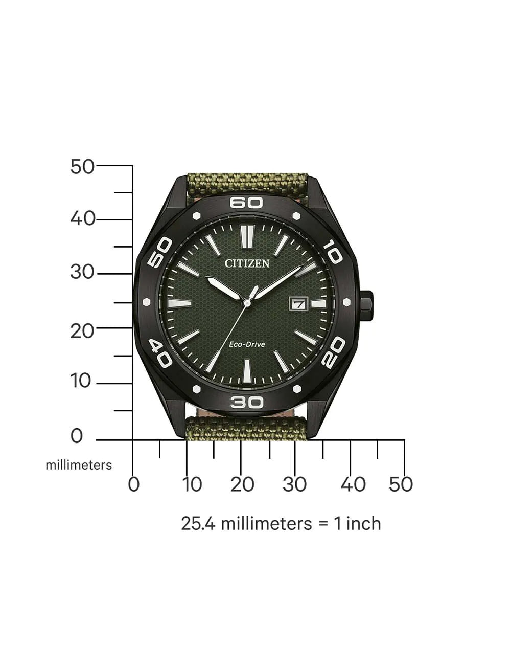 Citizen BM7635-01X Mens Watch Eco-Drive Active Sport 41mm 10ATM