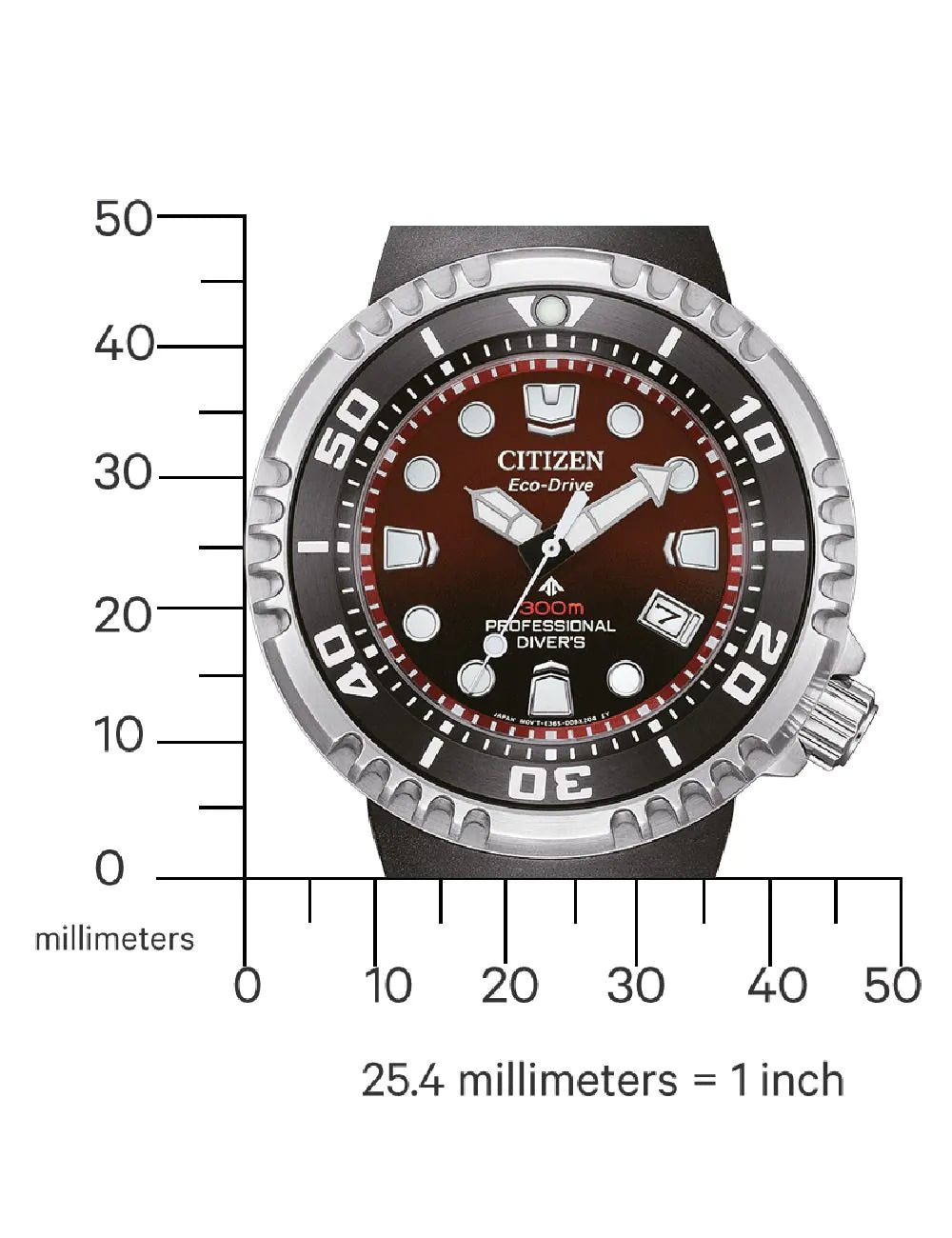 Citizen BN1024-01Z Mens Watch Promaster Prof. Diver Solar 46mm 30ATM