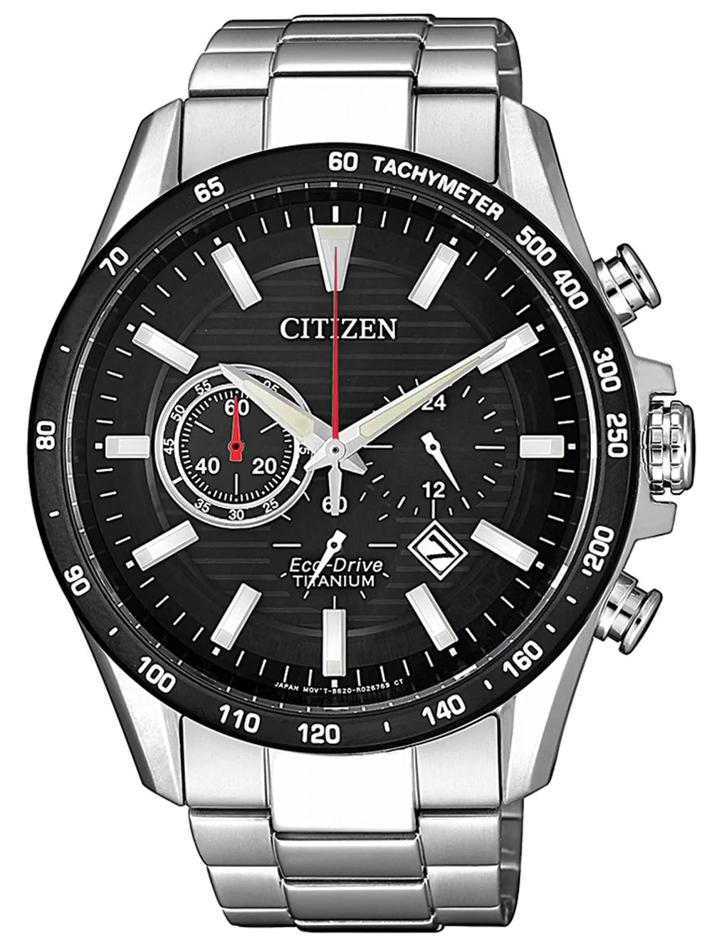 Citizen CA4444-82E Eco-Drive Titanium Chronograph Mens Watch 43mm 10ATM