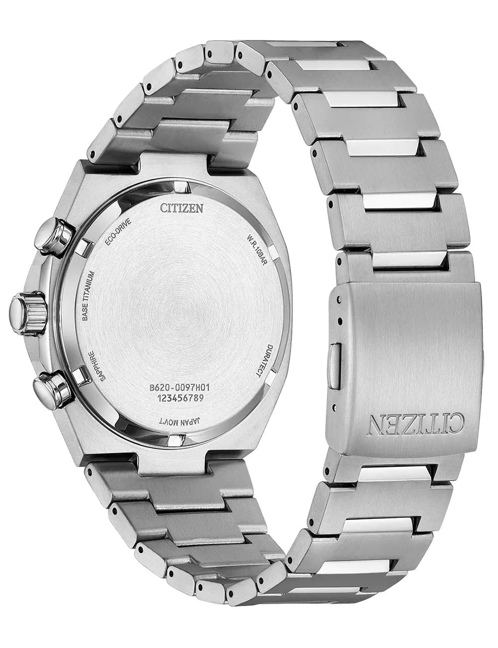 Citizen CA4610-85A Mens Watch Eco-Drive Super Titanium Chronograph 43mm 10ATM