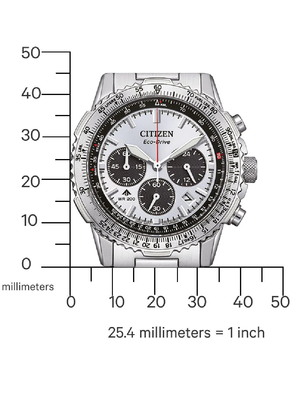 Citizen CA4660-61A Mens Watch Promaster Navihawk 40mm 20ATM