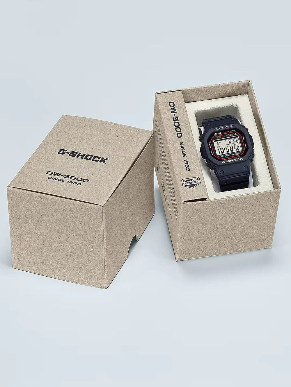 Casio DW-5000R-1AER Mens Watch G-Shock Digital Chronograph 43mm 20ATM