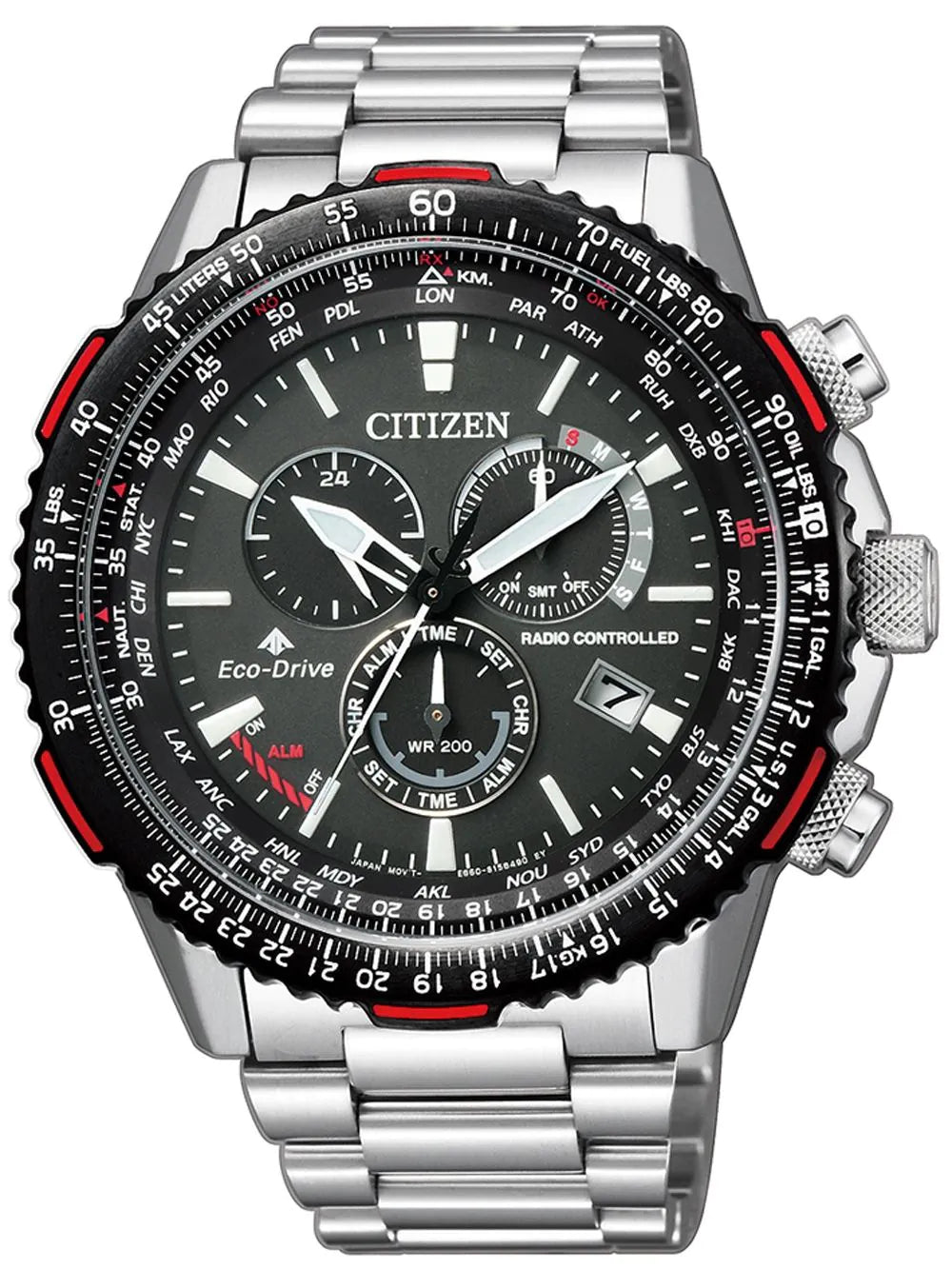 Citizen CB5001-57E Promaster Mens Watch Chronograph 45mm 20 ATM