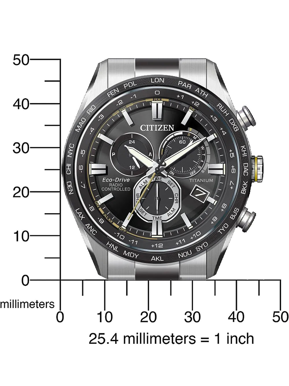 Citizen CB5947-80E Eco-Drive Super-Titanium 43mm 10ATM