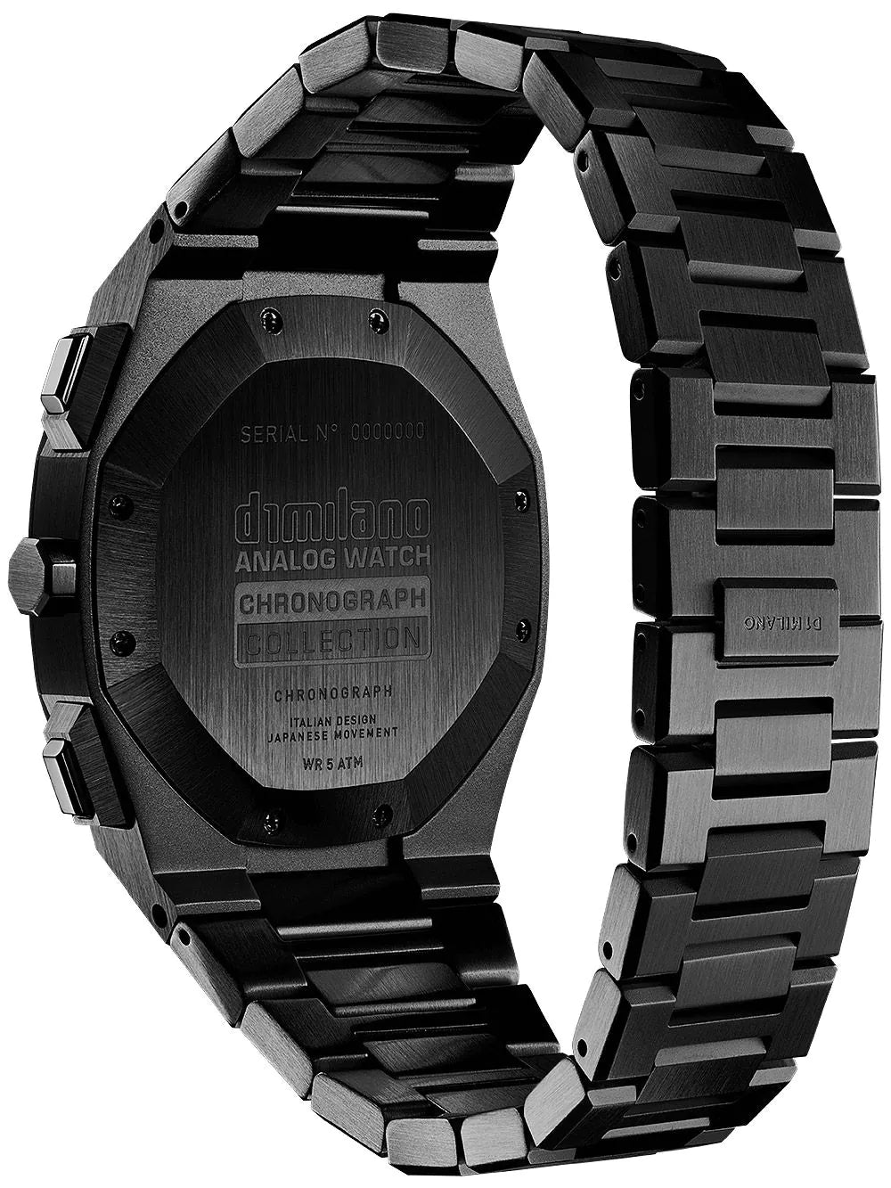 D1 Milano CHBJ06 Chronograph Sprint Mens Watch 42mm 5ATM