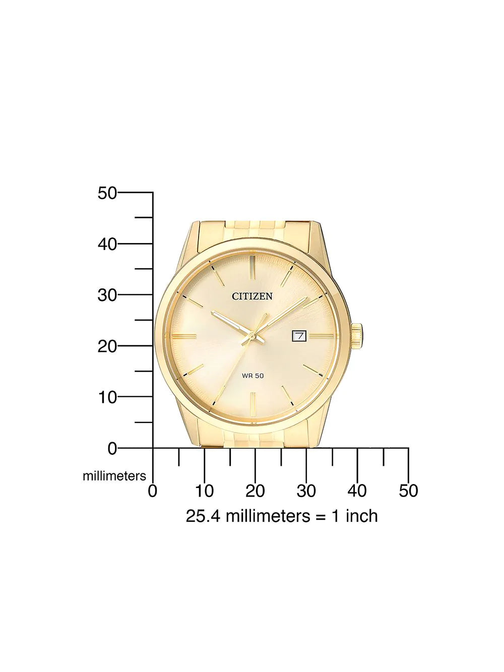 Citizen BI5002-57P quartz men`s watch 39mm 5ATM