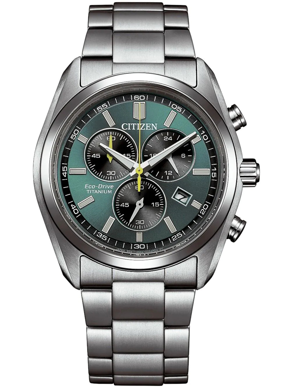 Citizen AT2590-59X Mens watch Eco-Drive Super Titanium Chronograph Solar 40mm 5ATM