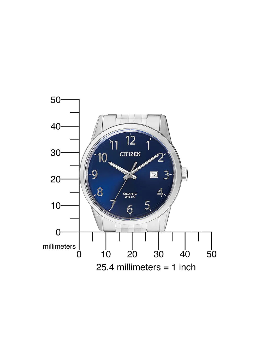 Citizen BI5000-52L quartz men`s watch 39mm 5ATM