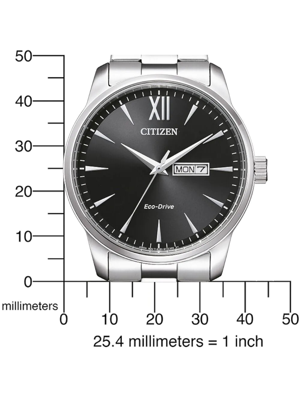 Citizen BM8550-81E Mens watch Eco-Drive Classic Solar 42mm 10ATM