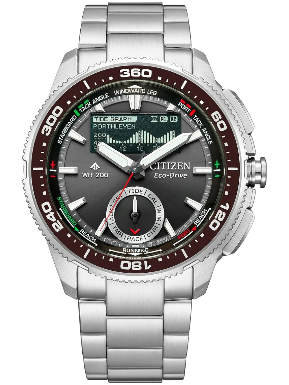 Citizen JV3001-53E Mens watch Eco-Drive Promaster Wave Tracker Solar 42mm 20ATM