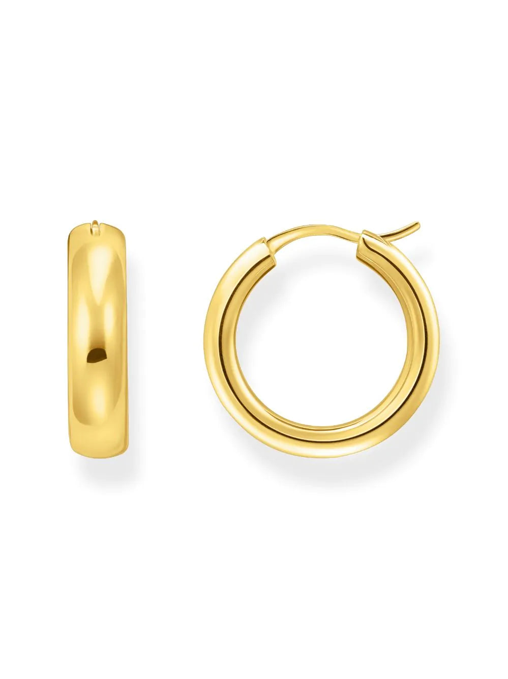 Thomas Sabo CR746-413-39 Bold - Gold-plated Hoop Earrings 19,5 mm Ladies