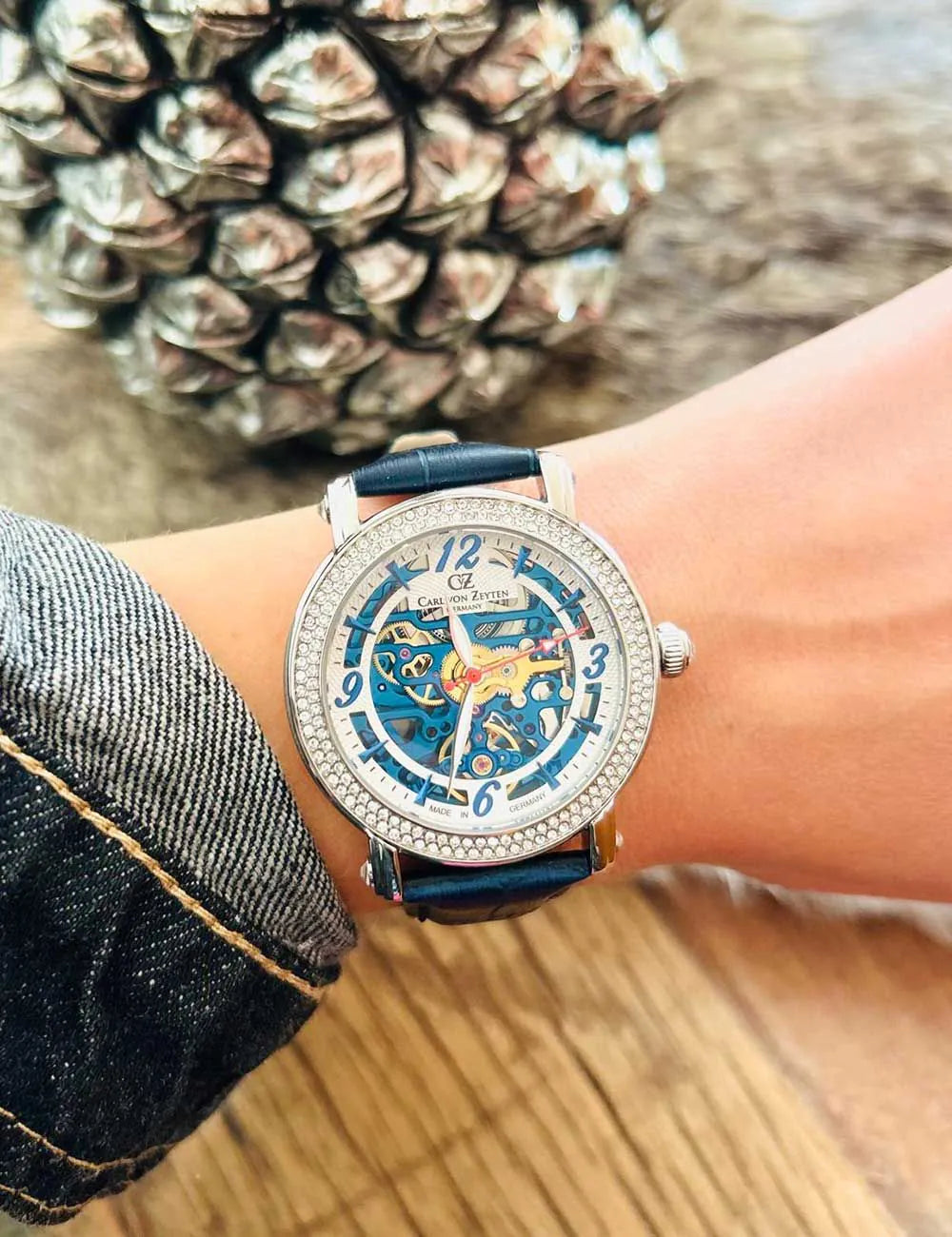 Carl von Zeyten CVZ0061BL Wolfach Automatic Ladies Watch 40mm 5ATM