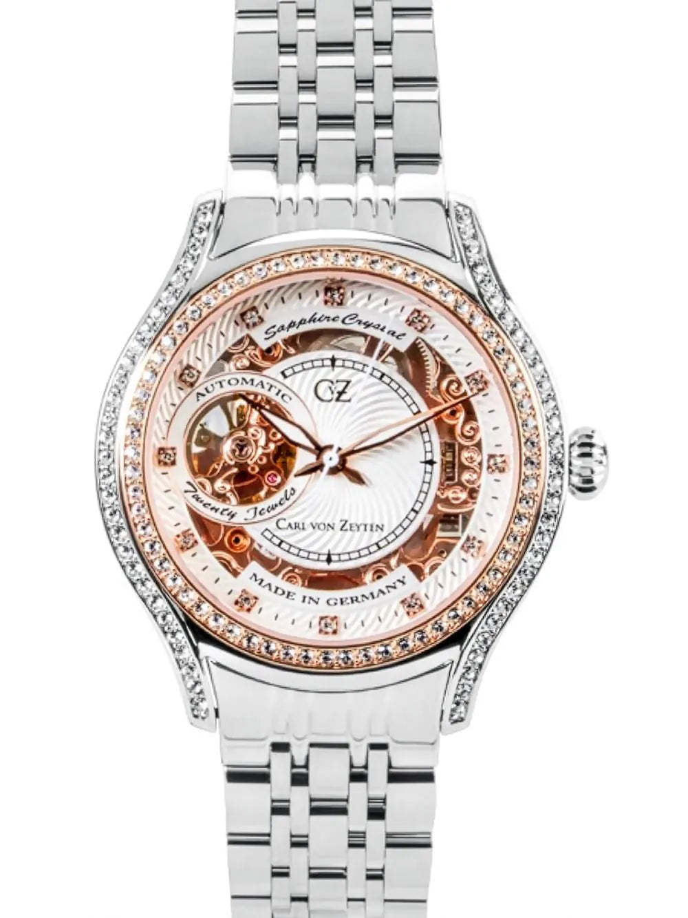 Carl von Zeyten CVZ0069RWMS Ladies Watch Seewald Automatic Limited Edition 38mm 5ATM