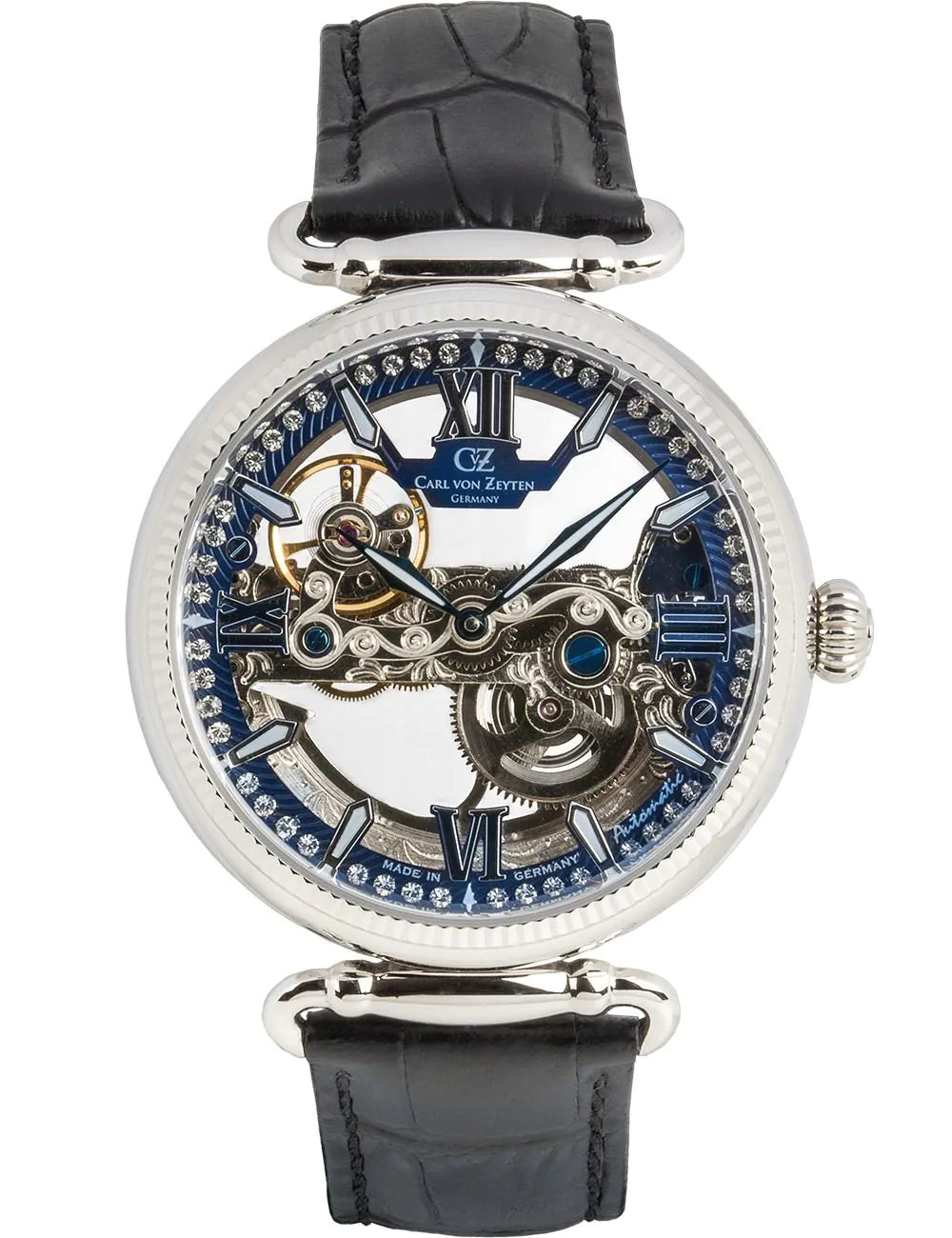 Carl von Zeyten CVZ0083BLS Ladies Watch Häusern Automatic Limited Edition 42mm 3ATM