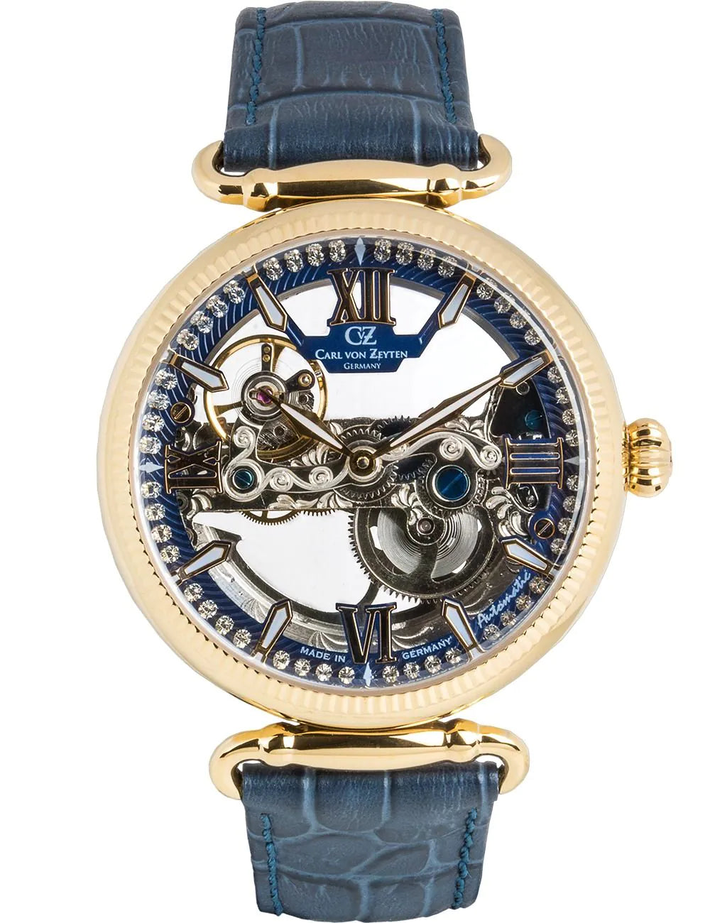 Carl von Zeyten CVZ0083GBLS Ladies Watch Häusern Automatic Limited Edition 42mm 3ATM