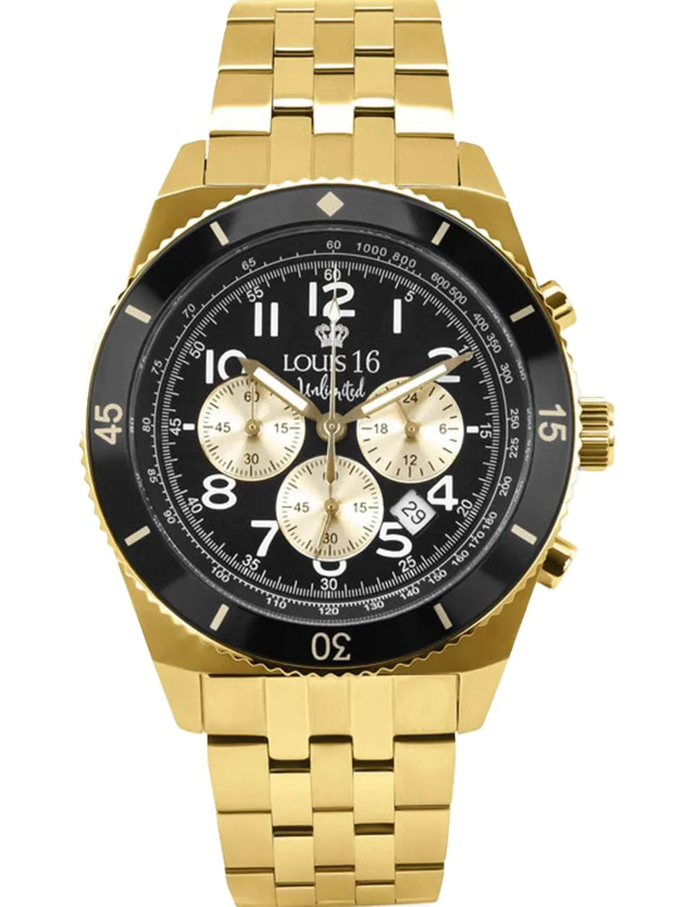 Louis XVI LXVI3200 Mens Watch Destrier Chrono Unlimited 43mm 5ATM