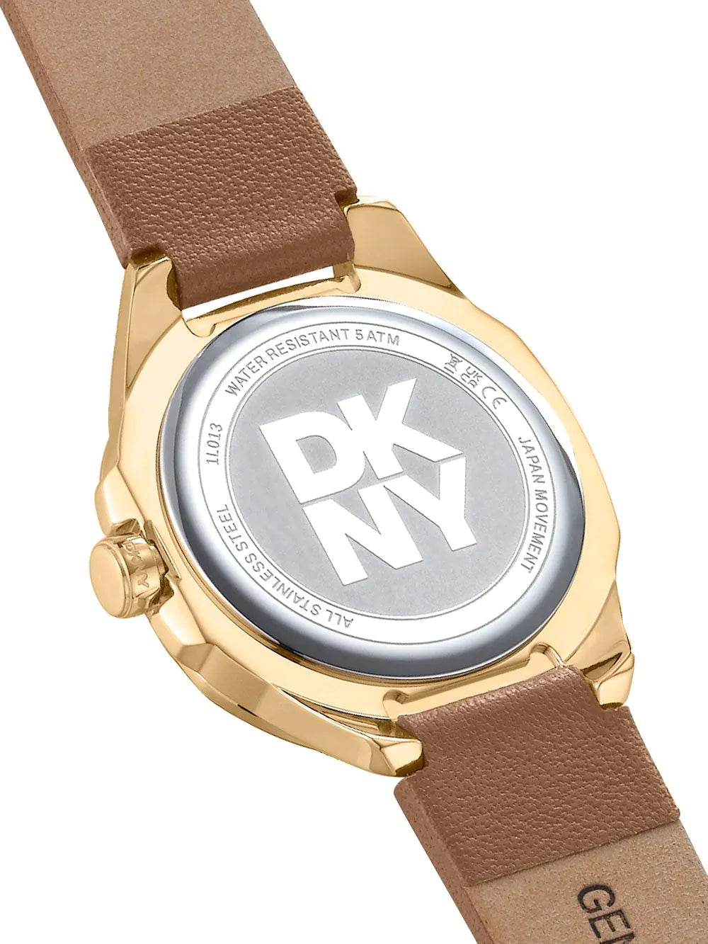 DKNY DK1L013L0025 Ladies Watch Brooklyn Mini Light Brown 30mm 5ATM