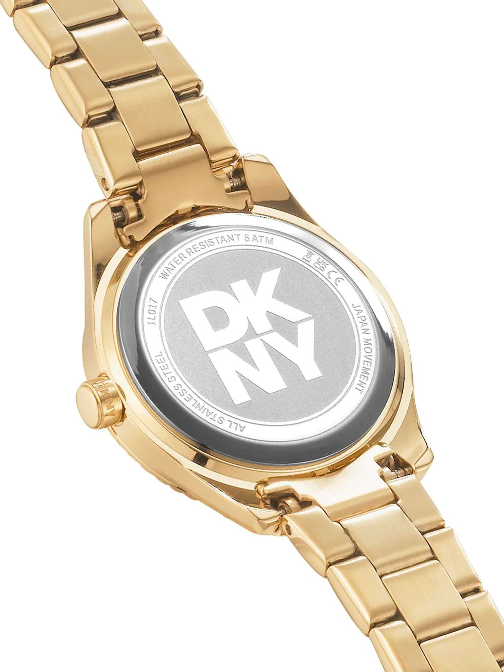 DKNY DK1L017M0055 Ladies Watch Chambers Glitz Gold 30mm 5ATM