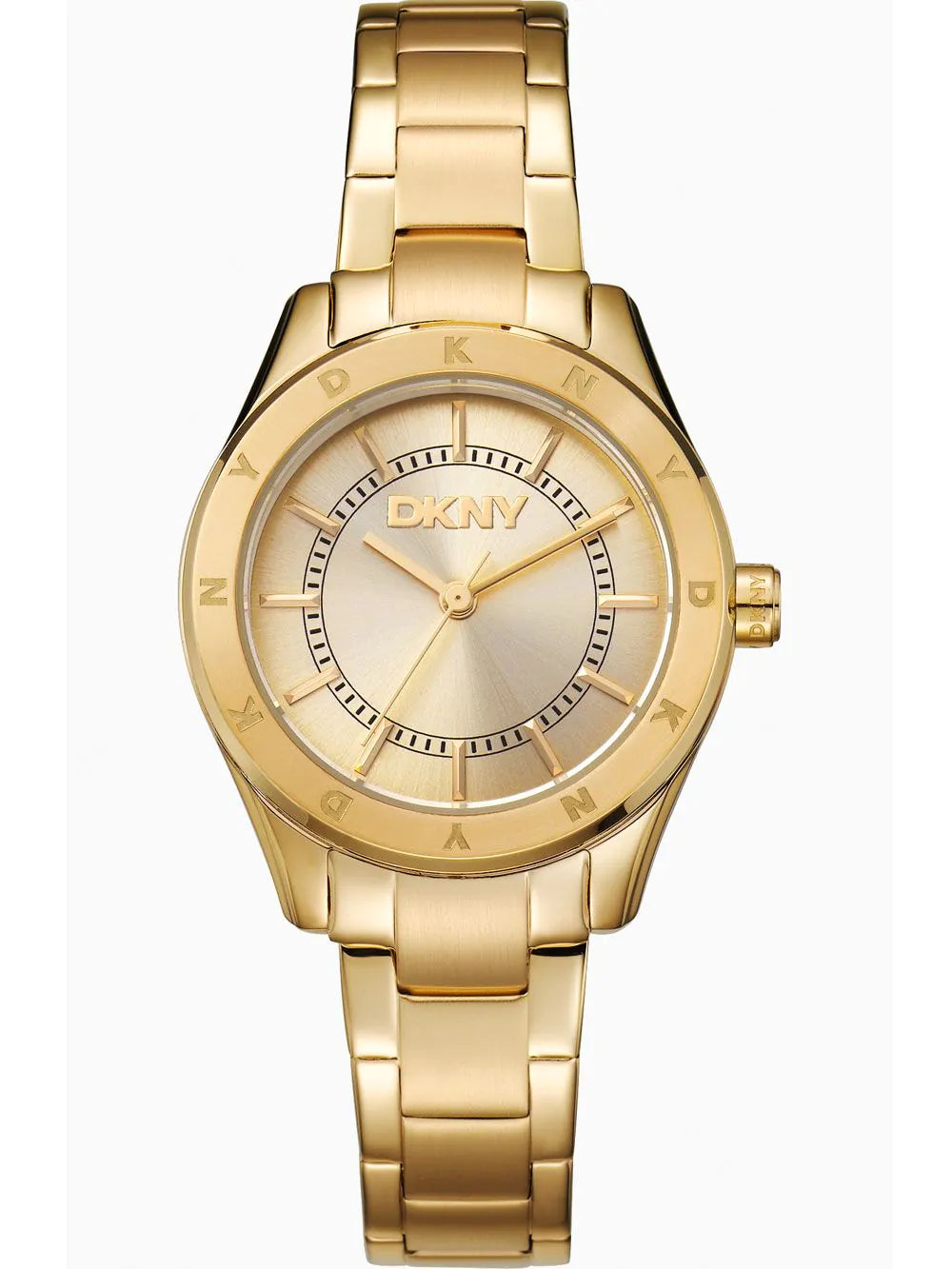 DKNY DK1L018M0035 Ladies Watch Chambers Sport Gold 30mm 5ATM