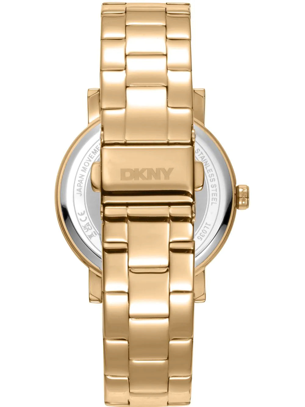 DKNY DK1L035M0215 Ladies Watch Soho Logo Gold 36mm 5ATM