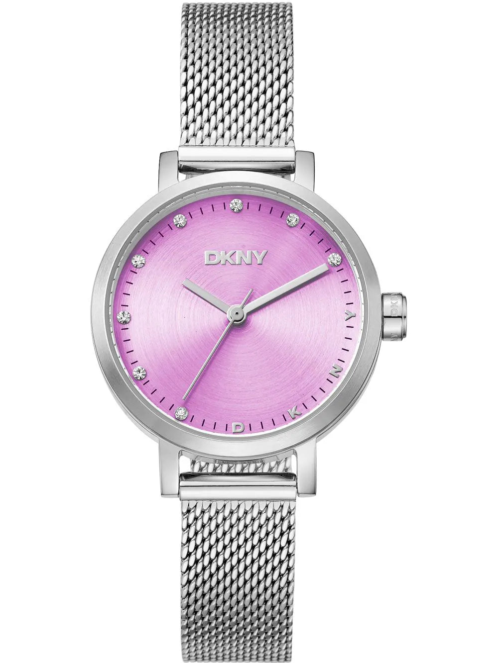 DKNY DK1L037M0025 Ladies Watch Soho Mini Silver 30mm 5ATM