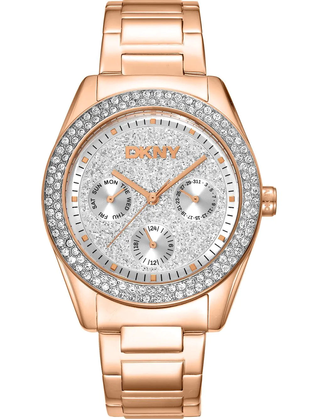 DKNY DK1L078M0035 Ladies Watch Chambers Multi Glitz 36mm 5ATM