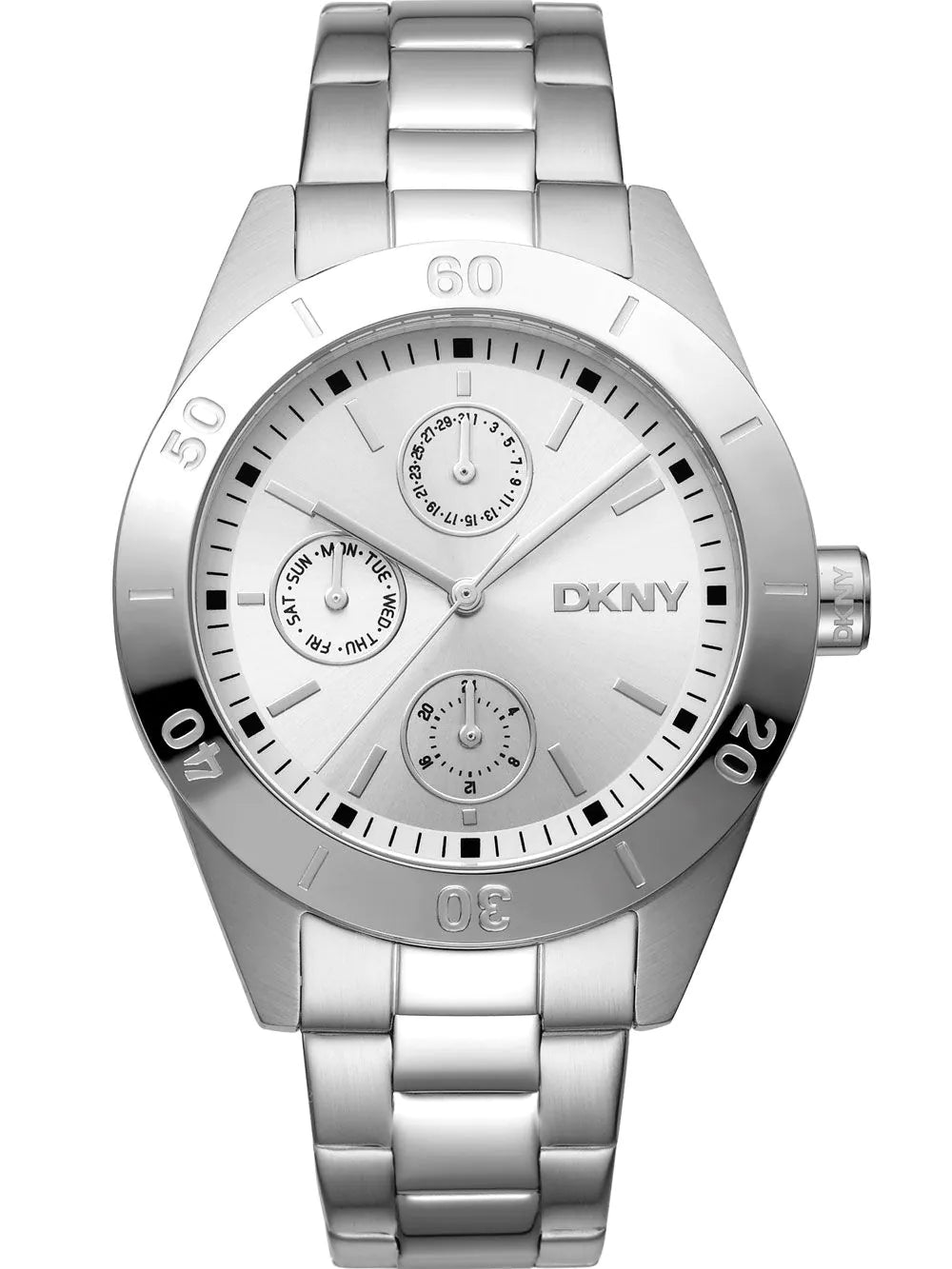DKNY DK1L079M0015 Ladies Watch Nolita Sport Silver 38mm 5ATM