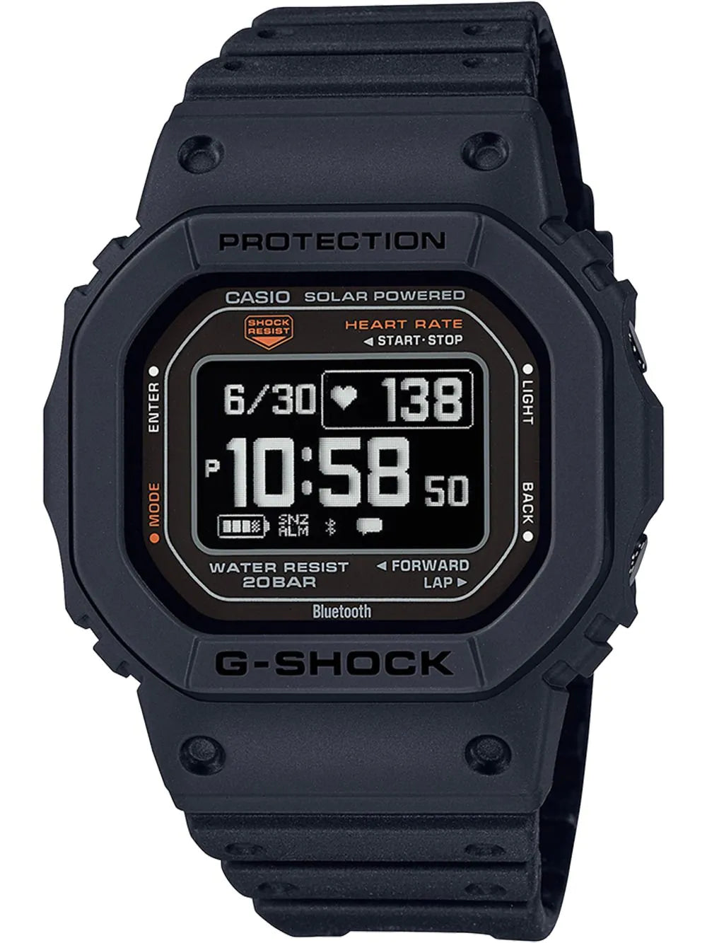 Casio DW-H5600-1ER Mens Watch G-Shock G-Squad 44mm 20ATM