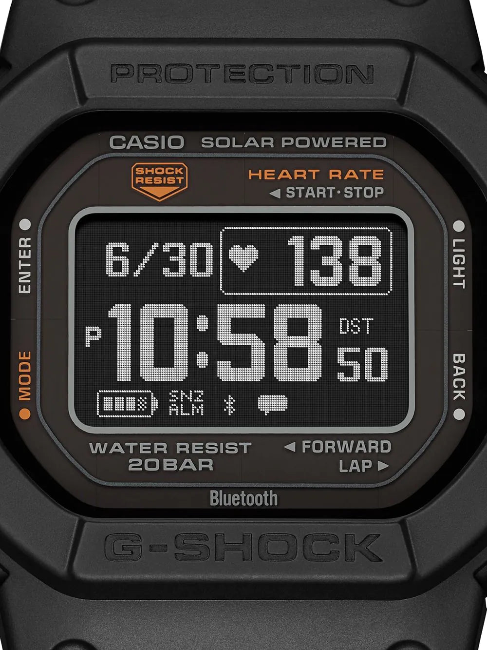 Casio DW-H5600-1ER Mens Watch G-Shock G-Squad 44mm 20ATM