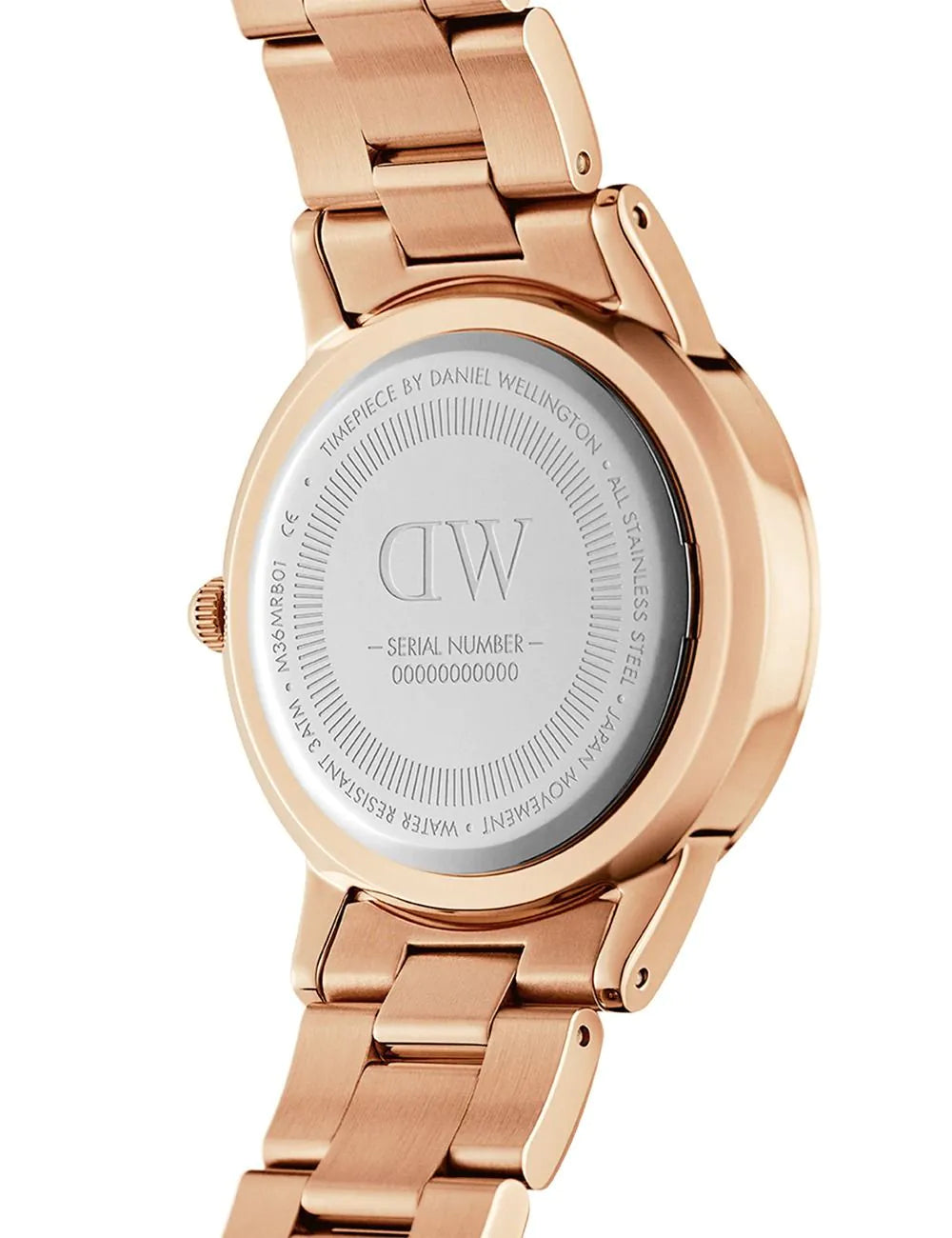 Daniel Wellington DW00100209 Ladies Watch Iconic Link 36mm 3ATM