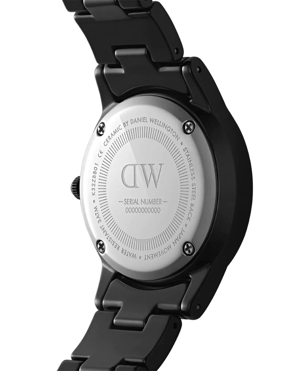 Daniel Wellington DW00100414 Ladies Watch Iconic Link Ceramic 32mm 3ATM