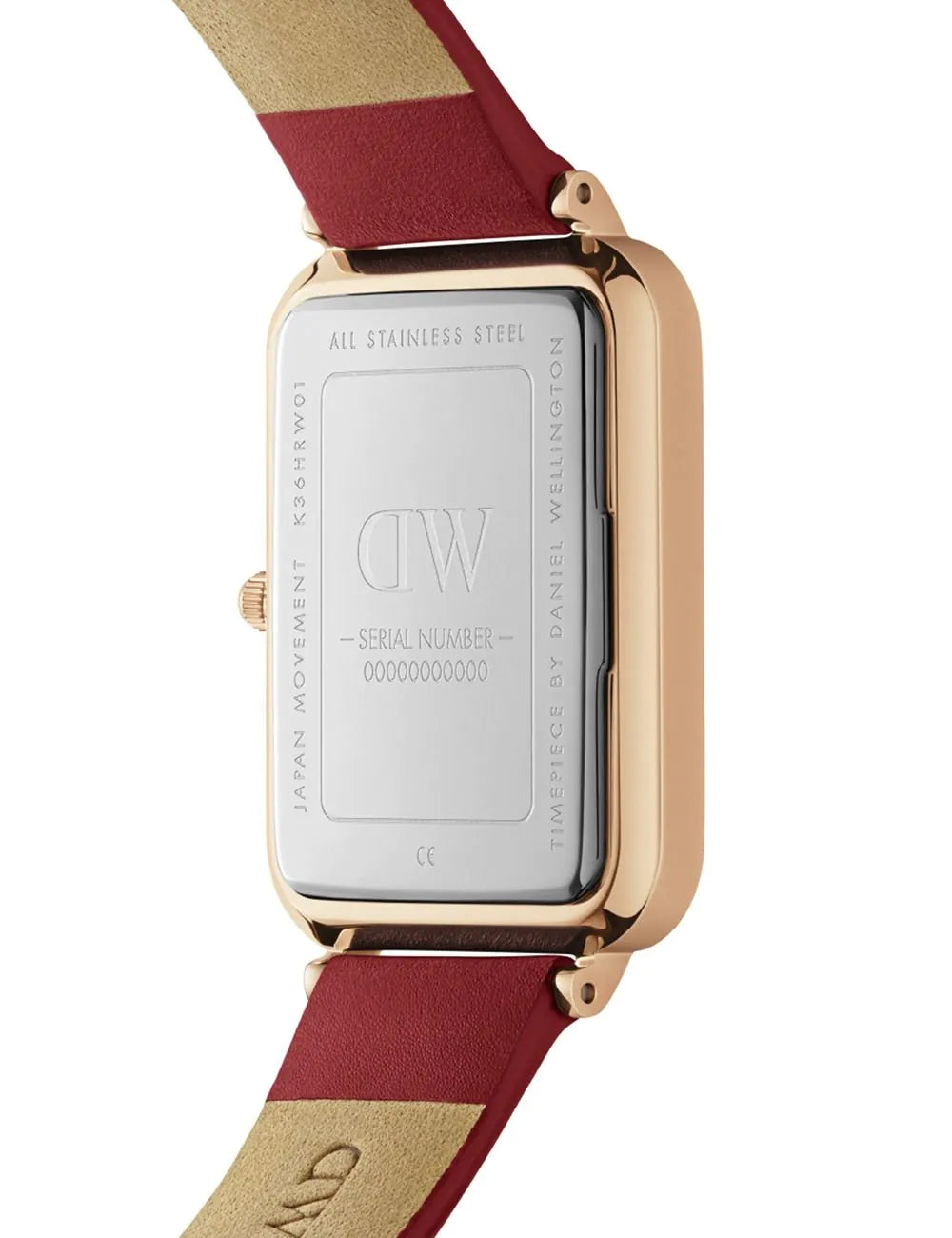 Daniel Wellington DW00100453 Ladies Watch Quadro Pressed Suffolk 36mm 3ATM