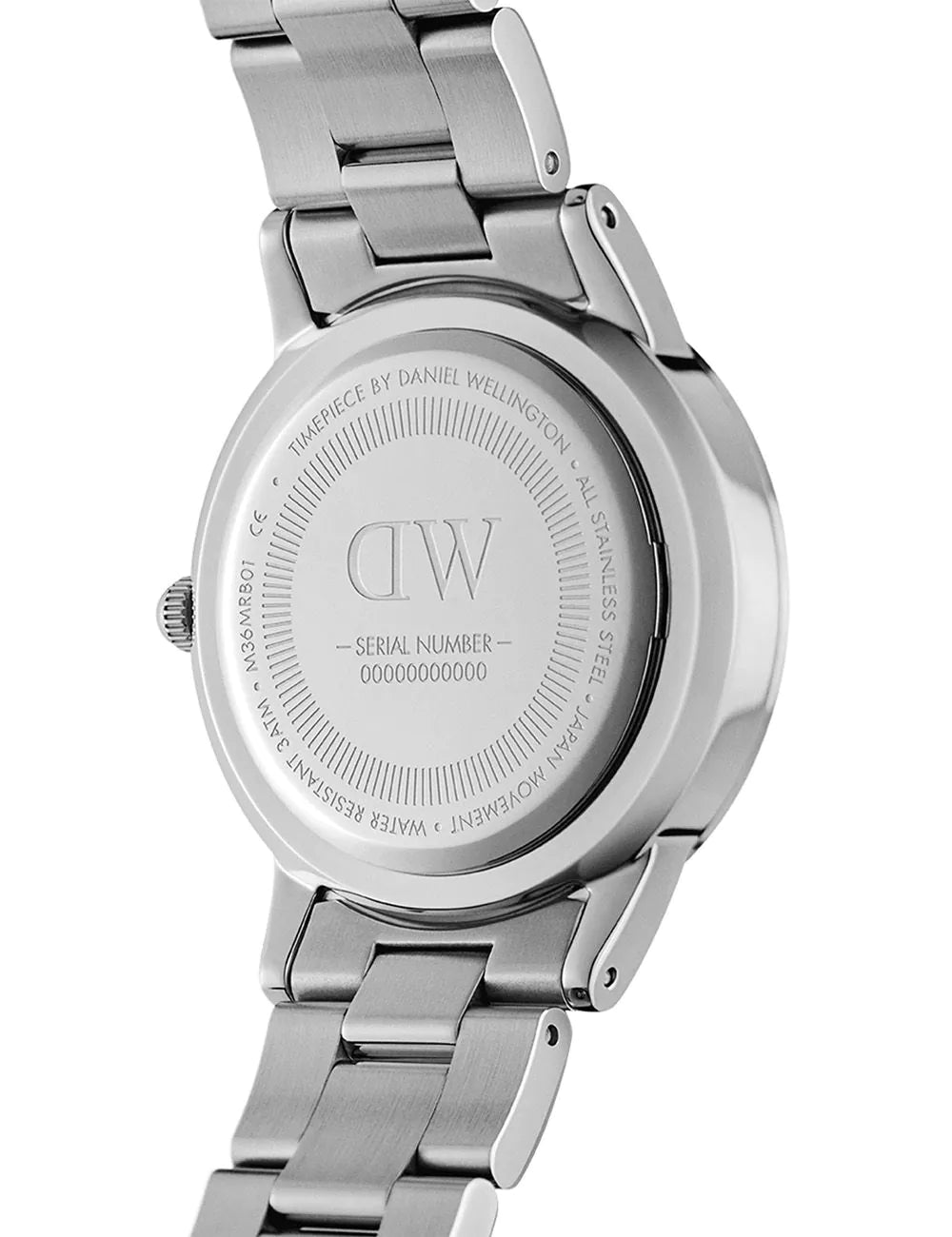 Daniel Wellington DW00100542 Ladies Watch Iconic Link Capri 36mm 3ATM