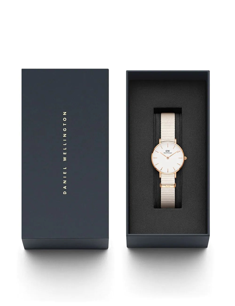 Daniel Wellington DW00100675 Ladies Watch Federica Scagnetti x DW Petite Chalk Nato 28mm 3ATM