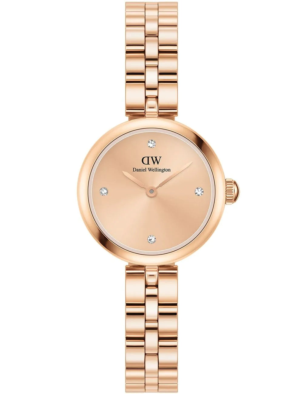 Daniel Wellington DW00100720 Ladies Watch Elan Lumine Unitone Rose Gold 22mm 3ATM