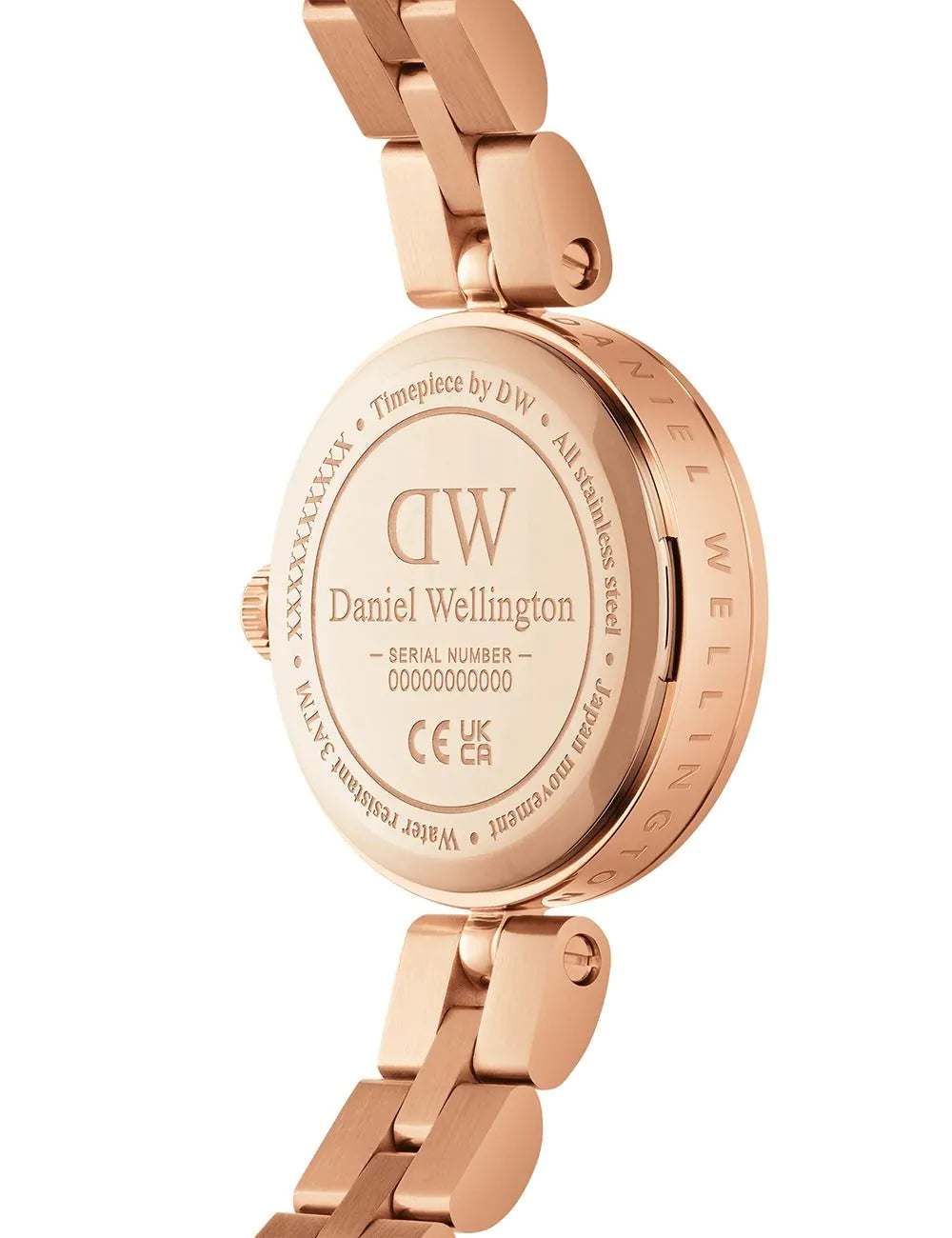Daniel Wellington DW00100720 Ladies Watch Elan Lumine Unitone Rose Gold 22mm 3ATM