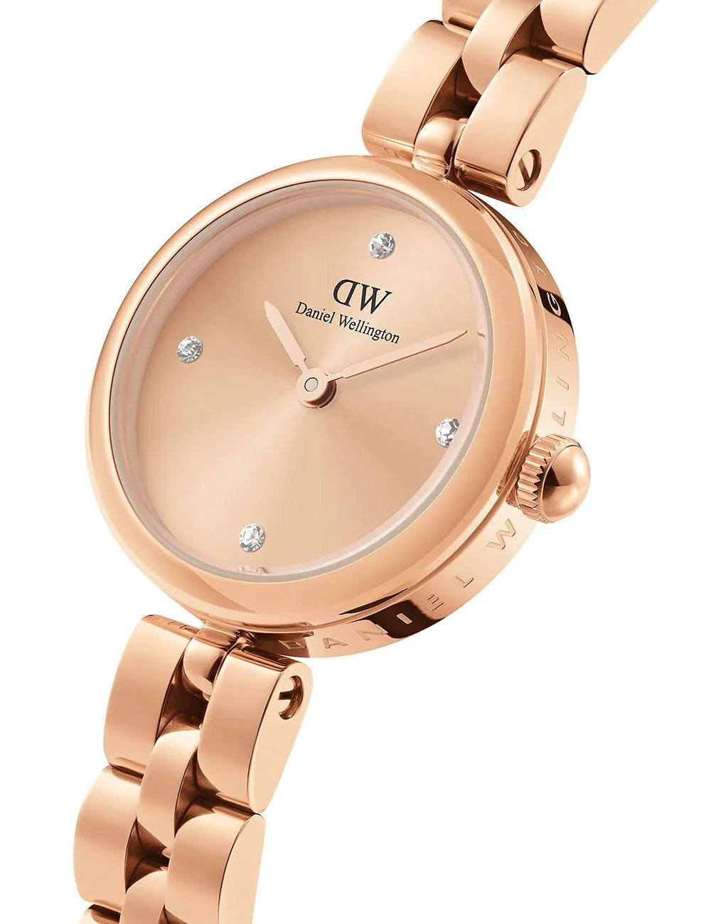 Daniel Wellington DW00100720 Ladies Watch Elan Lumine Unitone Rose Gold 22mm 3ATM