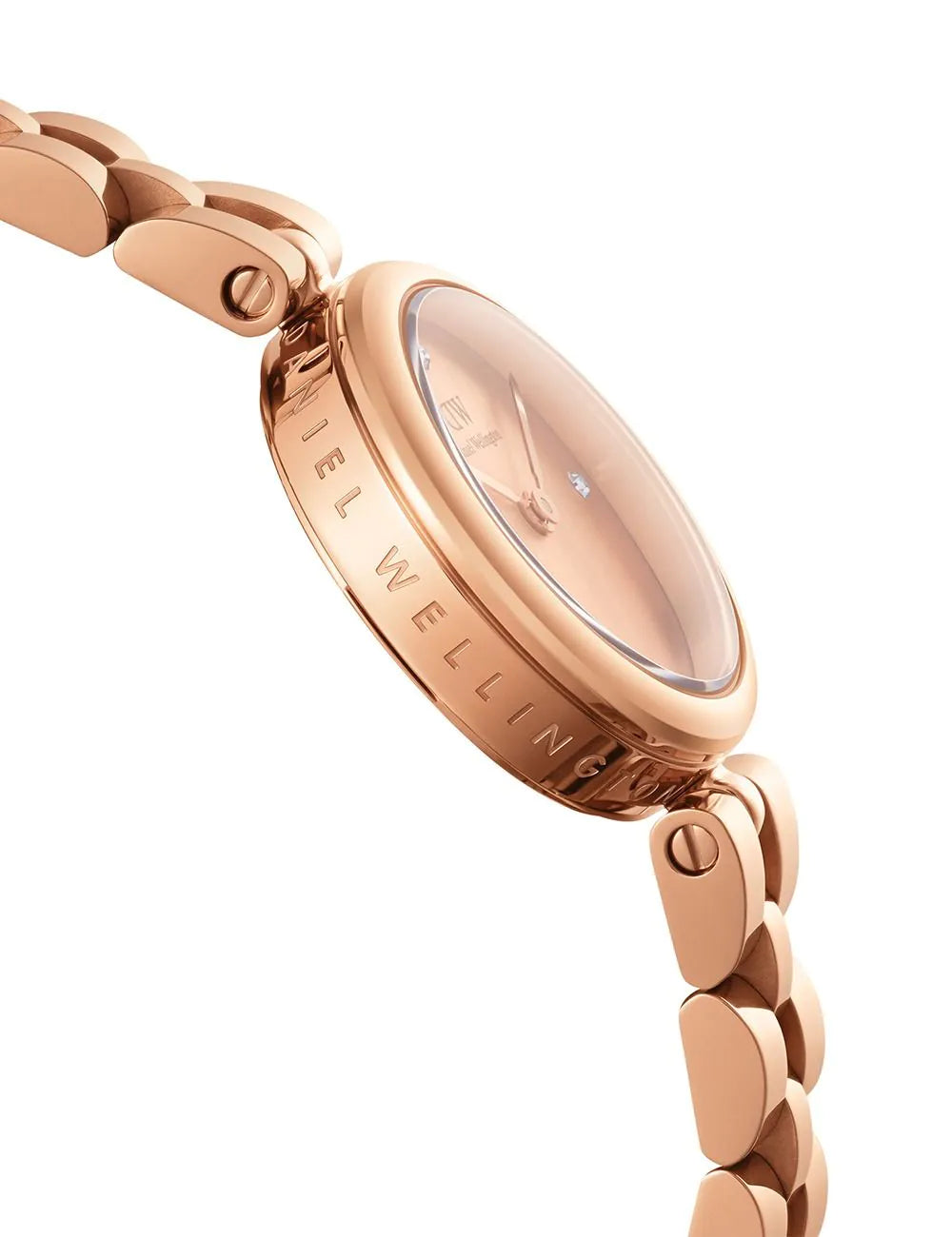 Daniel Wellington DW00100720 Ladies Watch Elan Lumine Unitone Rose Gold 22mm 3ATM