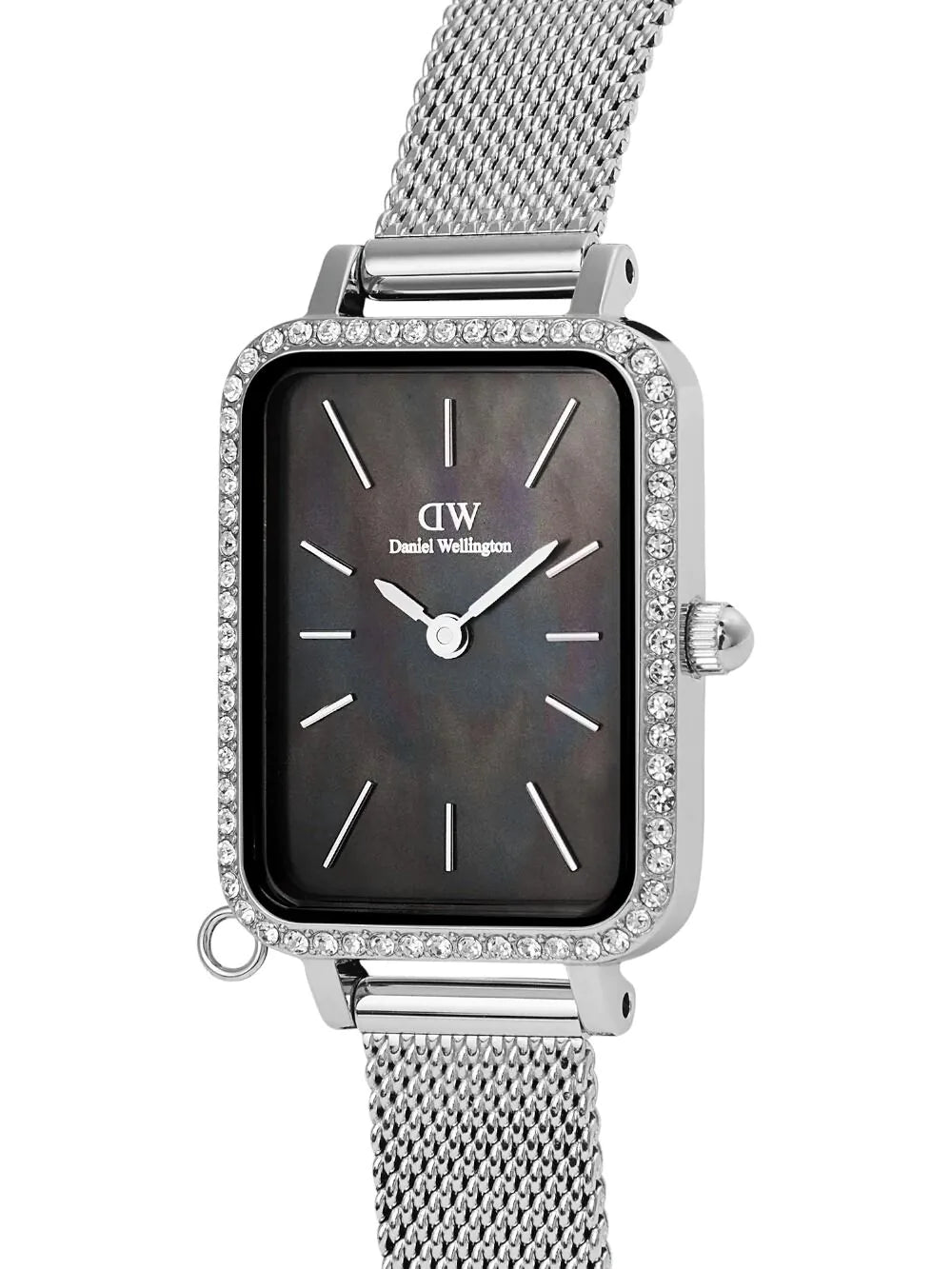 Daniel Wellington DW00100747 Ladies Watch Quadro Charm Bezel 26mm 3ATM