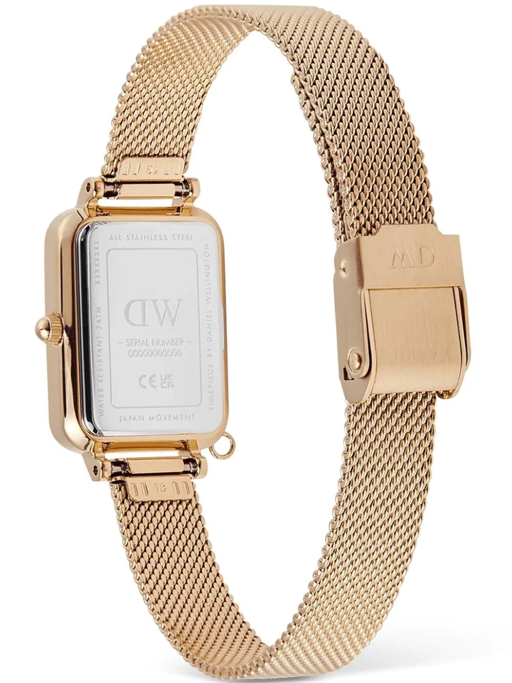 Daniel Wellington DW00100749 Ladies Watch Quadro Charm Bezel 26mm 3ATM