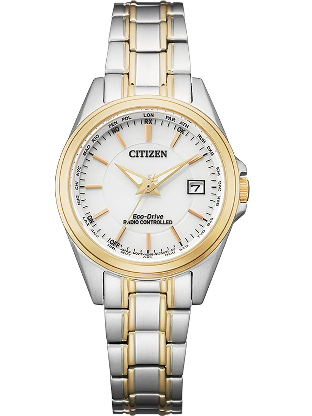 Citizen EC1186-85A Eco-Drive radio controlled Ladies Watch 29mm 10ATM